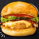 Foto de hamburguesa de pollo