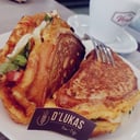 Foto de Sandwich queso vegetales