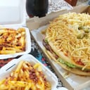 Foto de Burgerpizza Carbonara XXL