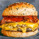 Foto de Chessie doble bacon con gaseosa