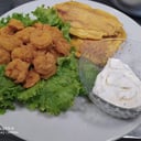Foto de camarones apanados