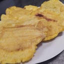 Foto de tostada de platano verde