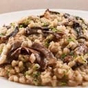Foto de risotto con hongos 