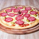 Foto de pizza  especial calabreza