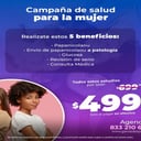 Foto de Campaña de salud para la mujer 5 beneficios (Precio de Promo con pago en efectivo)