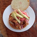 Foto de Torta de camarones empanizados
