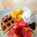 Foto de Waffle con Helado