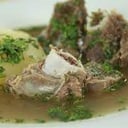 Foto de Caldo de costilla y chocolate