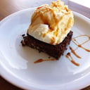 Foto de Brownie con helado de americana