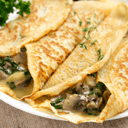 Foto de Crepe de Ave Champiñón Salteado