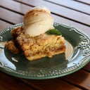 Foto de Crumble de manzanas al ron