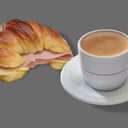 Foto de Café + medialuna