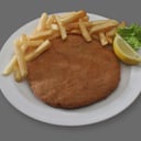 Foto de Milanesa con fritas