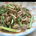 Foto de Cerdo  champiñon