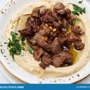 Foto de Hummus con cordero