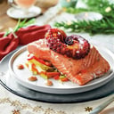 Foto de Duo de salmon con pulpo