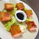 Foto de Queso Frito con Mermelada de arandanos