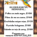 Foto de MENU SEMANAL