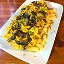 Foto de Papas con champiñones y queso cheddar