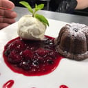 Foto de Fondant de chocolate con helado