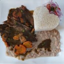 Foto de Frijoles con seco a la norteña de carne