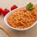 Foto de Rissoto al pomodoro con hilos de tilapia