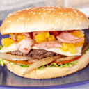 Foto de Hamburguesa Hawaiana