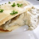 Foto de Crepe de Pollo con Champiñones