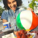 Foto de Pulpos + bebida + papa + helado