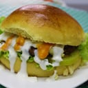 Foto de Hamburguesa Cuatro Quesos