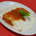 Foto de Canelones de pollo y verduras con salsa mixta