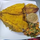 Foto de Lenguado frita, Picuda frita, Mojarra frita, Azulejo en salsa