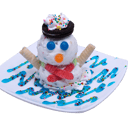 Foto de muñeco de nieve