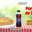 Foto de Porción de Tarta + Gaseosa