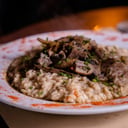 Foto de Risotto de lomo y champignones