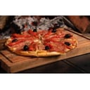 Foto de Pizza de jamón y morrones grande