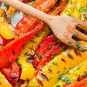 Foto de Pimientos tibios en aceite de oliva