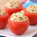 Foto de tomate relleno con atun