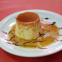 Foto de flan casero al caramelo