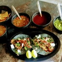 Foto de 3 TACOS,CONSOME, ACOMPAÑADO CON REFRESCO (A ELEGIR)