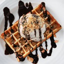 Foto de Waffle con Helado