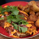Foto de 20/ Cheddar Bbq con guarnición