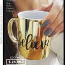 Foto de Mug Metalizado Dorado