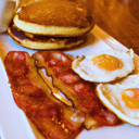 Foto de Pancake de tocineta