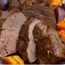Foto de Carne al horno con verduras 
