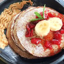 Foto de Pancakes de Avena banano Almendras y Vainilla