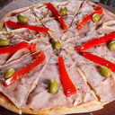 Foto de jamon y morrones