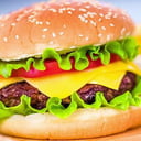 Foto de hamburguesa grande