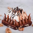 Foto de Brownie con Dulce de Leche y Merengue