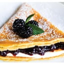 Foto de Crepa De Mermelada De Zarzamora
